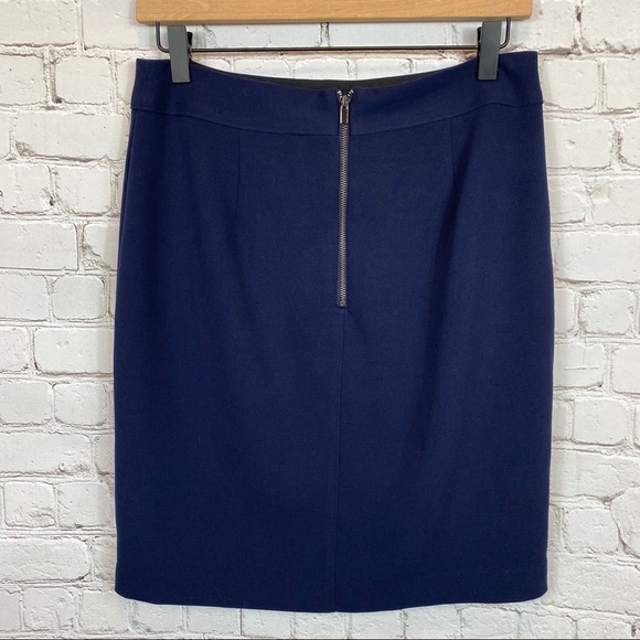 BANANA REPUBLIC Navy Pencil Skirt 4 - Picture 2 of 8